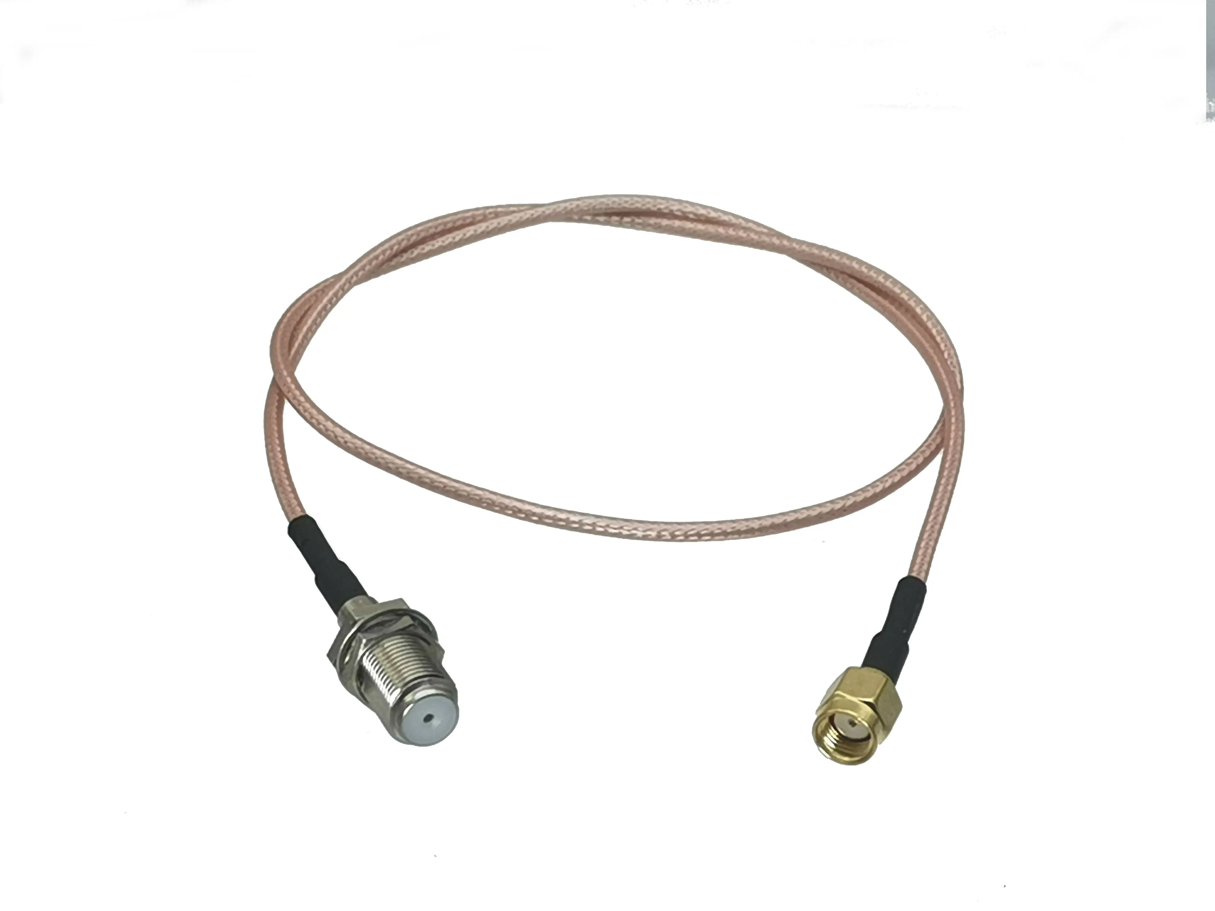 RG316 RP-SMA мужской разъем для F ТВ Женский Разъем перегородка прямой RF гибкий