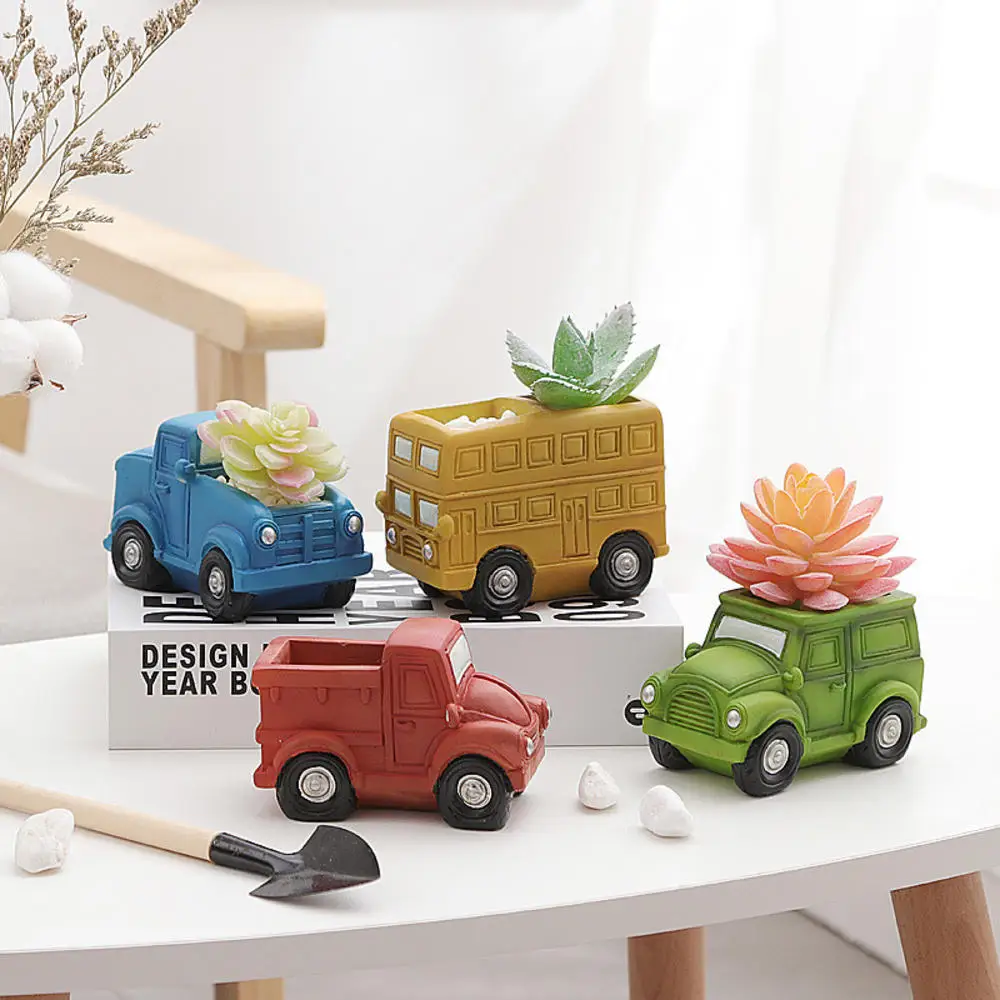 Car Shaped Resin Succulents Pot Cute Planter Pots Truck Cactus Plant Pots Small Plant Indoor Desk Decor Gift Table Decoration
Car Shaped Resin Succulents Pot Cute Planter Pots Truck Cactus Plant Pots Small Plant Indoor Desk Decor Gift Table Decoration