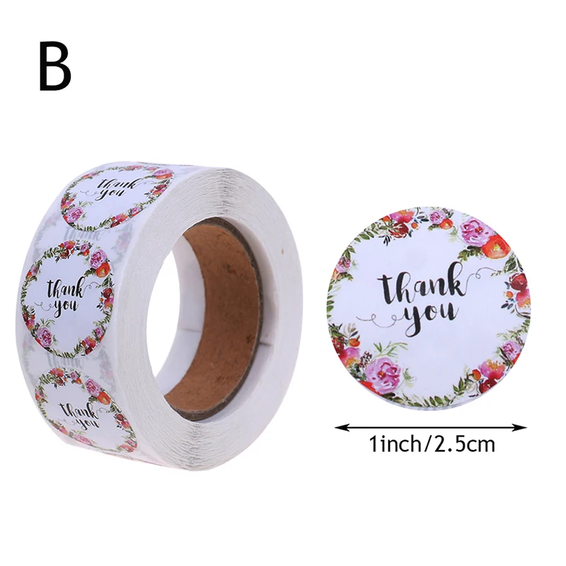 24/500pcs/roll Flowers Thank You Stickers For Christmas Stickers Scrapbooking Packaging Seal Labels Stationery Stickers
24/500pcs/roll Flowers Thank You Stickers For Christmas Stickers Scrapbooking Packaging Seal Labels Stationery Stickers