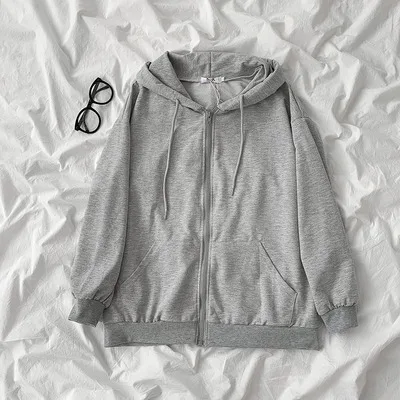 women's Solid color hooded coats clothes new women's loose long sleeve coats jackets 3002 02
women's Solid color hooded coats clothes new women's loose long sleeve coats jackets 3002 02