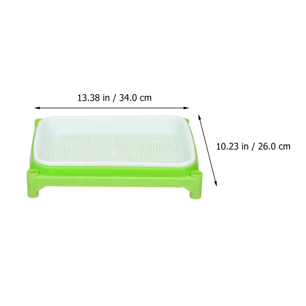 1 Set 3 Layers Sprout Tray with Stainless Steel Shelf Storage Trays 
1 Set 3 Layers Sprout Tray with Stainless Steel Shelf Storage Trays