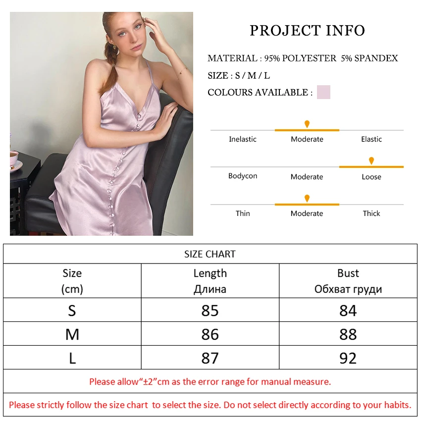 HECHAN Backless Sexy Women Home Dress Spaghetti Strap Sleeveless Dresses Solid Buttons Female Nightwear Casual Sleepwear Elegant
HECHAN Backless Sexy Women Home Dress Spaghetti Strap Sleeveless Dresses Solid Buttons Female Nightwear Casual Sleepwear Elegant