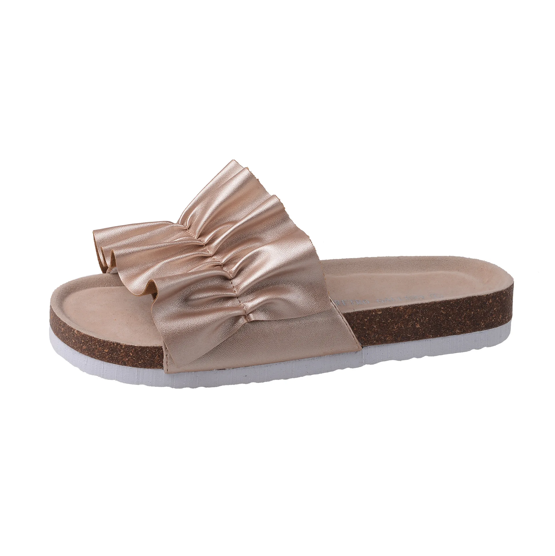 Accordion pleats slippers Japanese style ladies slides comfort soft wood shoes fashion women slipper metallic colour
Accordion pleats slippers Japanese style ladies slides comfort soft wood shoes fashion women slipper metallic colour