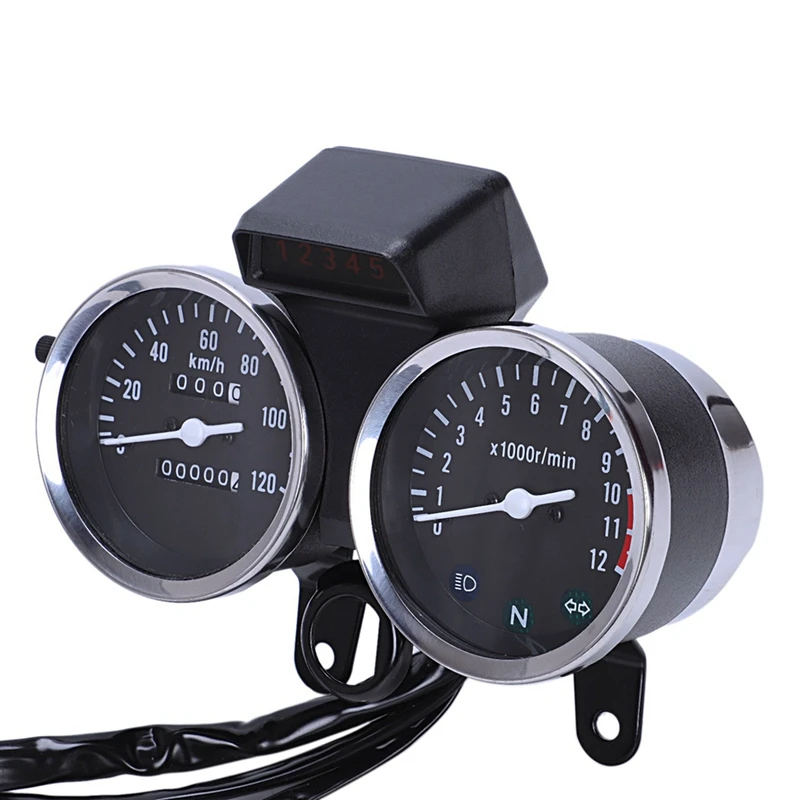 1 Pcs Led Motorcycle Modified Speedometer Odometer Tachometer & Pair Cnc 22Mm 28Mm Off Road Bar | Автомобили и мотоциклы