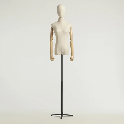 Форма платья тканевый чехол наполовину манекен женского тела модель Torso с