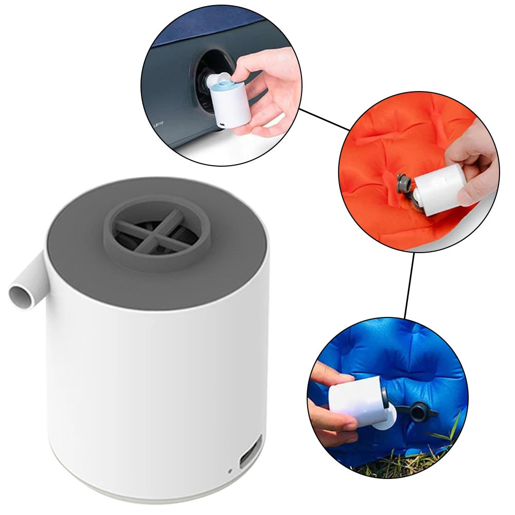 Electric USB Inflate/Deflate Air Pump Low Noise Mute Ultralight Rechargeable Outdoor Energy-saving Air-Pump Long Battery Life
Electric USB Inflate/Deflate Air Pump Low Noise Mute Ultralight Rechargeable Outdoor Energy-saving Air-Pump Long Battery Life