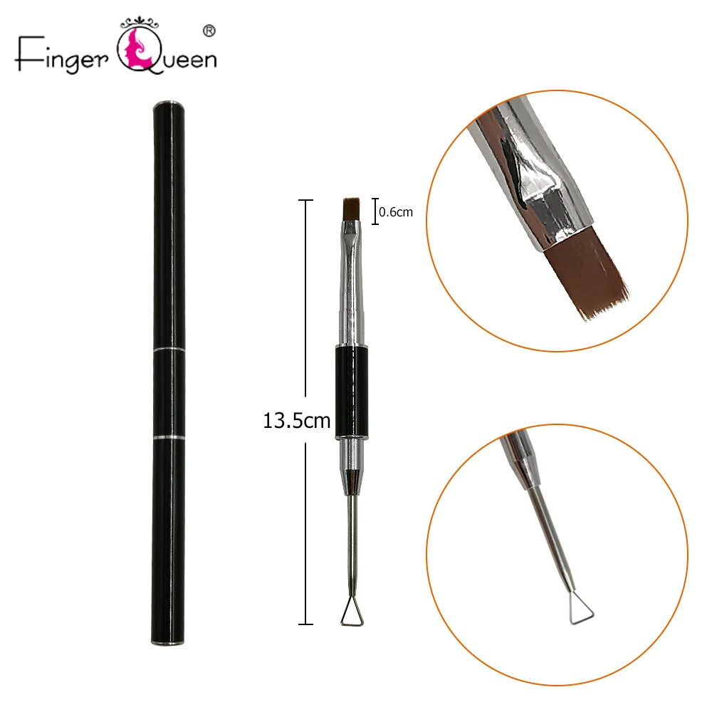 1pcs Nail Brush Double-head Phototherapy Nail Brush and Spatula Tool Suitable for Professional Salon or Home Use Gel Nail Brush
1pcs Nail Brush Double-head Phototherapy Nail Brush and Spatula Tool Suitable for Professional Salon or Home Use Gel Nail Brush