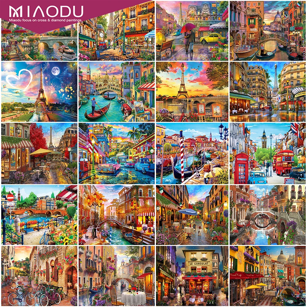 Miaodu DIY 5D Diamond Painting City Landscape Diamond Embroidery Scenery Handicraft Full Square Round New Arrival Home Decor
Miaodu DIY 5D Diamond Painting City Landscape Diamond Embroidery Scenery Handicraft Full Square Round New Arrival Home Decor