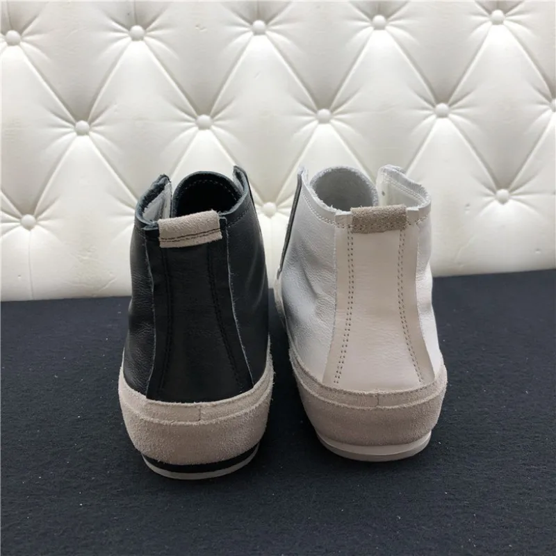 Genuine Leather Ankle Boots Women Casual Flat White Shoes Comfortable Lace Up High-Top Sneakers Retro Preppy Style Work Shoes
Genuine Leather Ankle Boots Women Casual Flat White Shoes Comfortable Lace Up High-Top Sneakers Retro Preppy Style Work Shoes