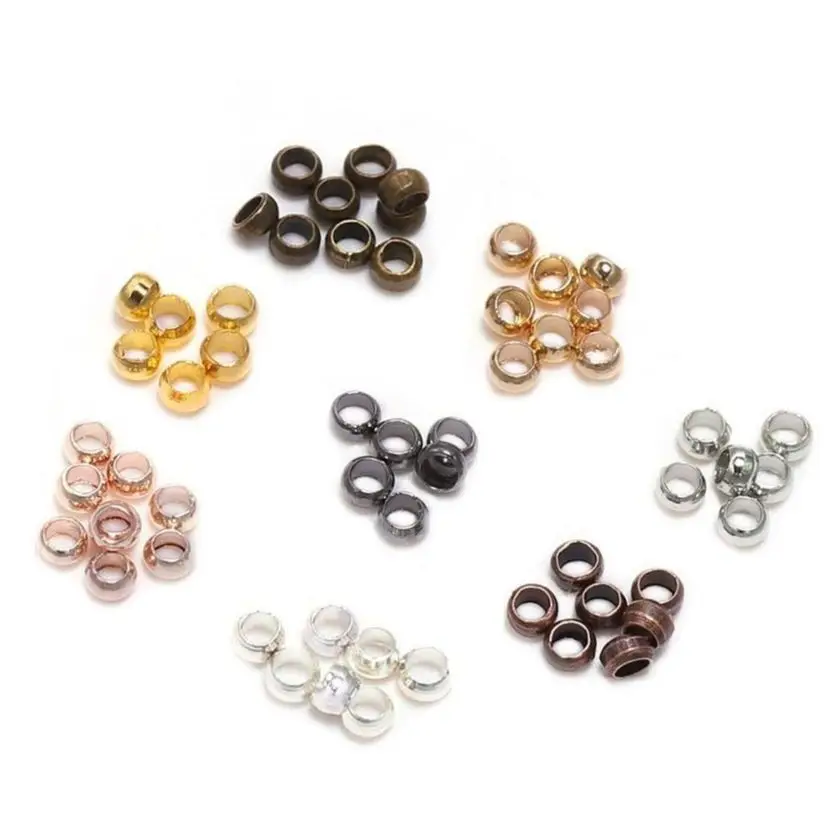 500pcs 1.5-4mm Gold Copper Color Ball Crimp End Beads Stopper Spacer Beads For DIY Necklace Jewelry Making Findings Accessories
500pcs 1.5-4mm Gold Copper Color Ball Crimp End Beads Stopper Spacer Beads For DIY Necklace Jewelry Making Findings Accessories