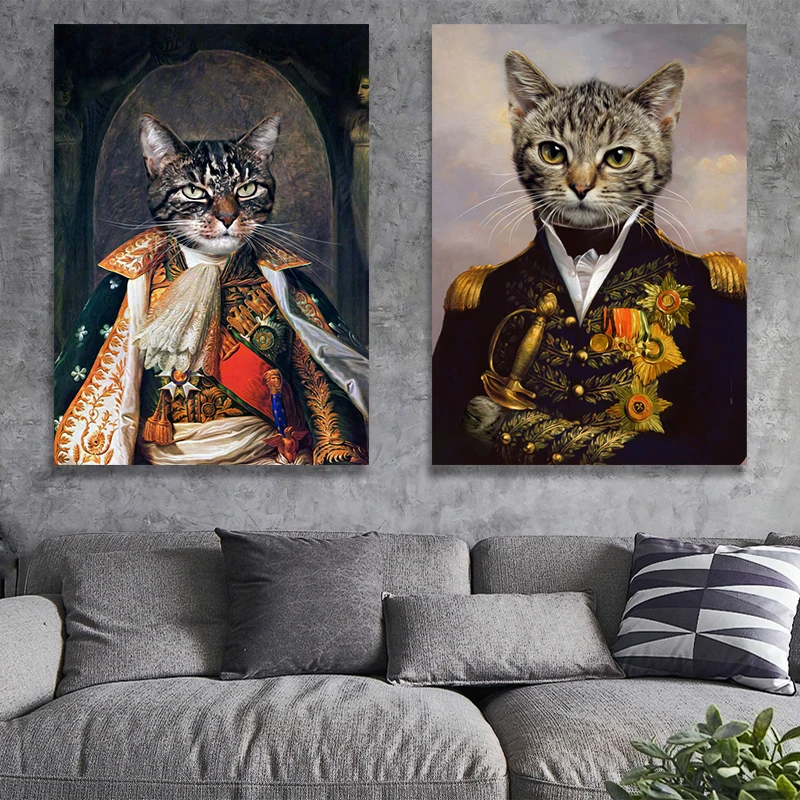 Vintage Cat Cat King Duke Poster Wall Art Deco Canvas Painting Bedroom Living Room Home Decor Painting
Vintage Cat Cat King Duke Poster Wall Art Deco Canvas Painting Bedroom Living Room Home Decor Painting