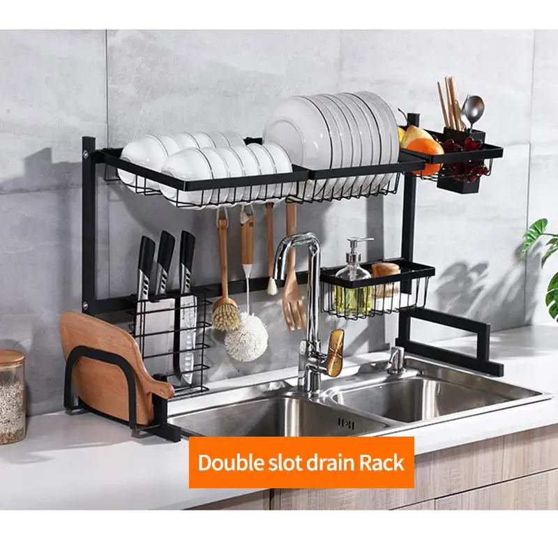 65CM/85CM Kitchen Wash Dish Drying Rack Drying Basket Stainless Steel Storage Bowl Plate Storage Organizer Shelf Sink Drainer
65CM/85CM Kitchen Wash Dish Drying Rack Drying Basket Stainless Steel Storage Bowl Plate Storage Organizer Shelf Sink Drainer