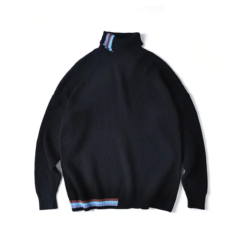 Turtleneck men's autumn and winter thick loose thick outside wear personalized sweater
Turtleneck men's autumn and winter thick loose thick outside wear personalized sweater