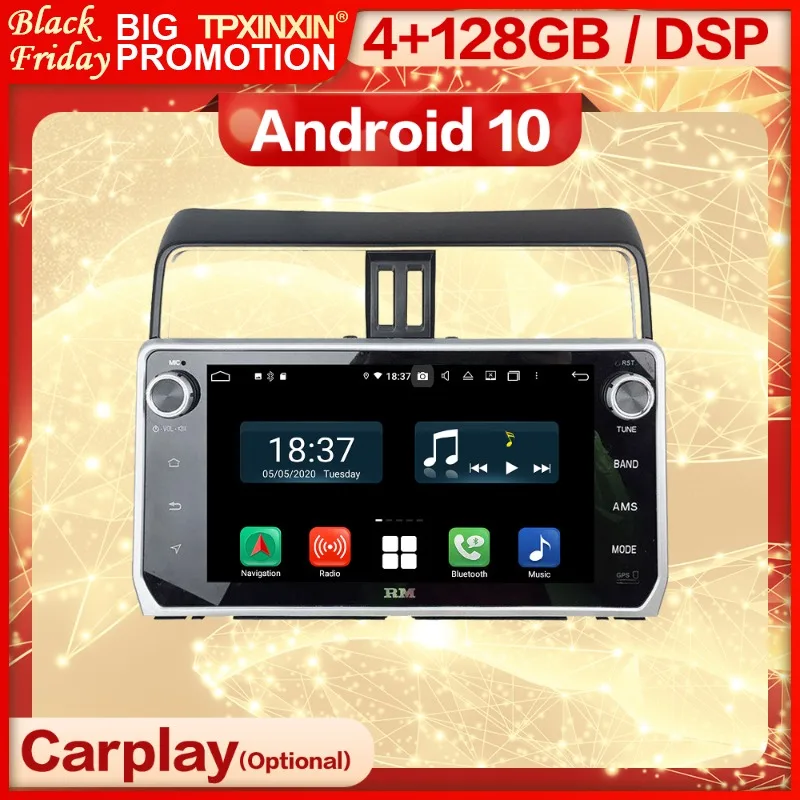 4+128G Carplay 2 Din Android Screen Multimedia Stereo Receiver For Toyota Prado 2018 2019 GPS Video Radio Audio Player Head Unit
4+128G Carplay 2 Din Android Screen Multimedia Stereo Receiver For Toyota Prado 2018 2019 GPS Video Radio Audio Player Head Unit