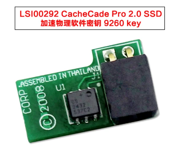 Программное обеспечение LSI00292 RAID CacheCade Pro 2 0 физический ключ для серии