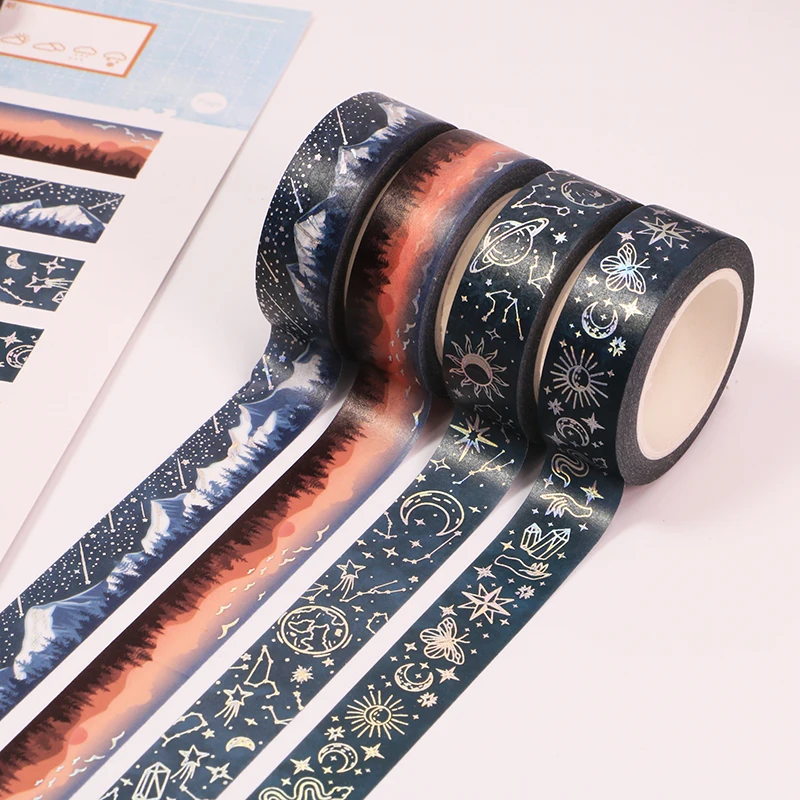 1 roll Flowers Stamp Tarot Rainbow Divination Wood grain Sunset Decorative Washi Tape Scrapbooking Masking Tape Office Supply
1 roll Flowers Stamp Tarot Rainbow Divination Wood grain Sunset Decorative Washi Tape Scrapbooking Masking Tape Office Supply