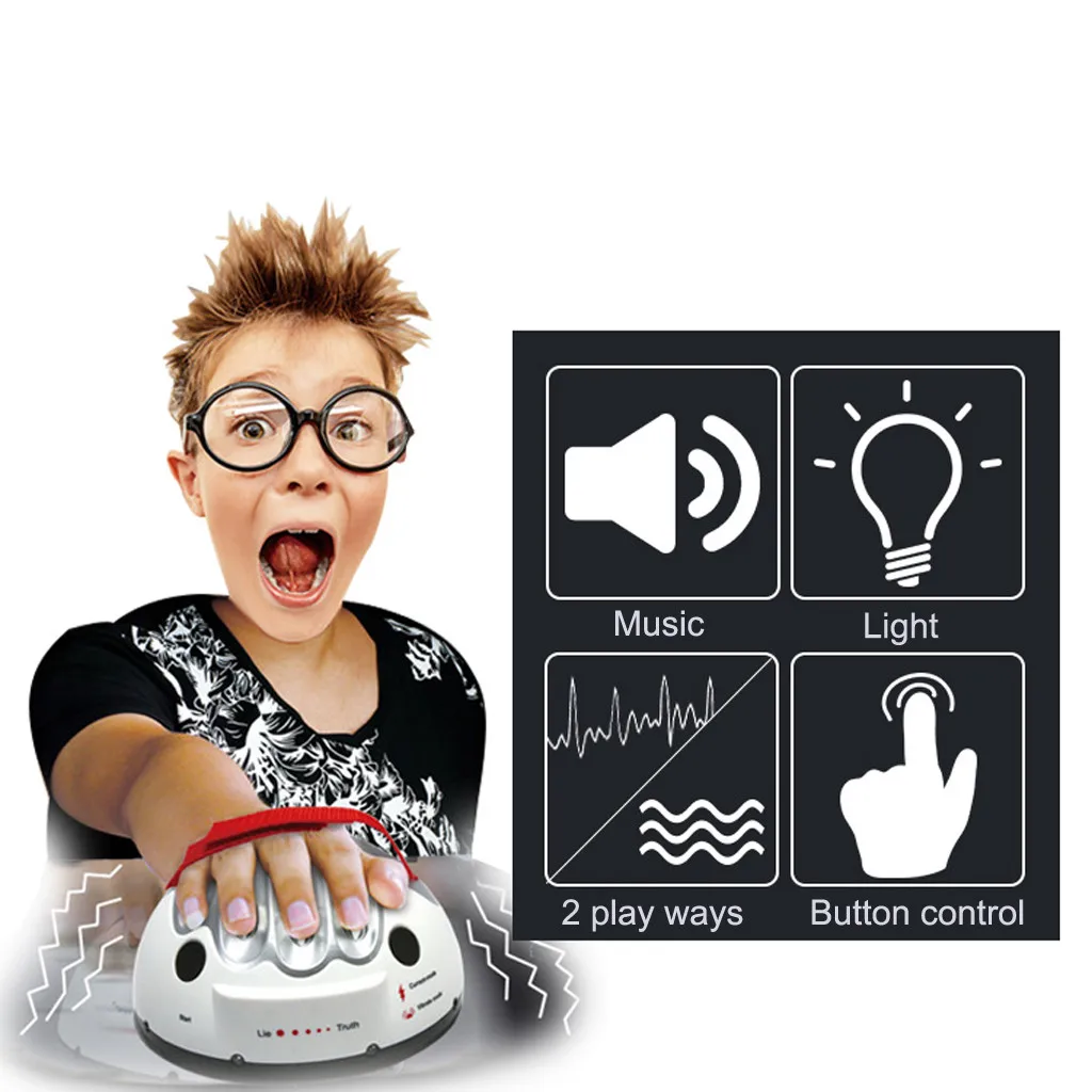 Regolabile Elettrico Lie Detector Reloaded Poligrafo Shocking Liar Atomosphere Warm-Up Gioco di Prova Ingannevole Rivelatore di
Regolabile Elettrico Lie Detector Reloaded Poligrafo Shocking Liar Atomosphere Warm-Up Gioco di Prova Ingannevole Rivelatore di