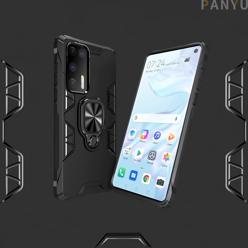 Panyu Phone Case For Huawei P40 Pro Accessories Metal Ring Magnetic Back Cover Lens Protective Bracket Soft TPU Silicone Shell
Panyu Phone Case For Huawei P40 Pro Accessories Metal Ring Magnetic Back Cover Lens Protective Bracket Soft TPU Silicone Shell
