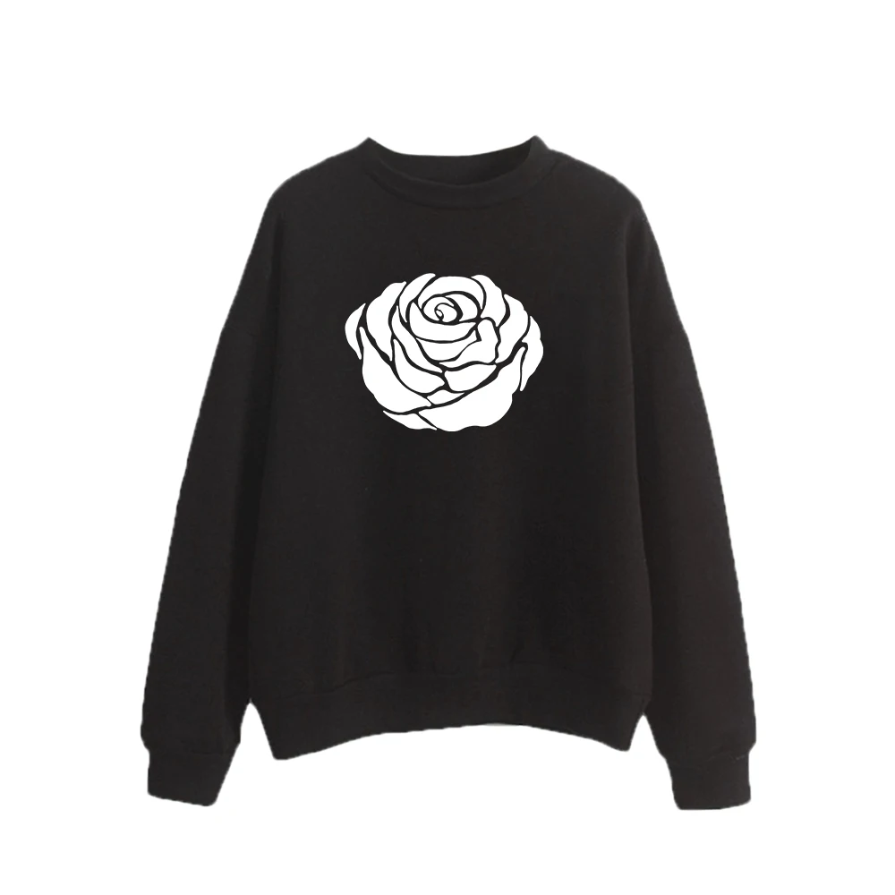 New Fashion 2021 Autumn Winter Latest Harajuku Rose Print Hoodies Pullover Autumn And Winter Hooded Black and white
New Fashion 2021 Autumn Winter Latest Harajuku Rose Print Hoodies Pullover Autumn And Winter Hooded Black and white