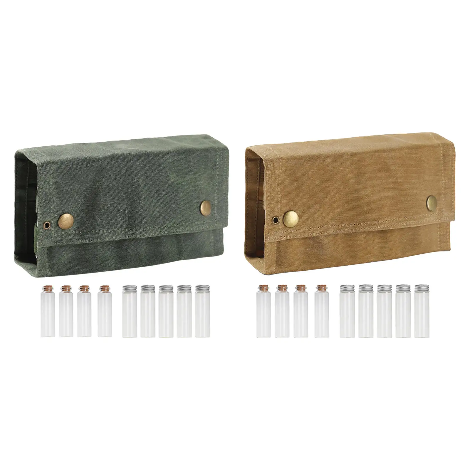 9x Seasoning Bottle with Canvas Bag Glass Ultralight Transparent Separated Holes for Outdoor Camping Kit Picnic Travel BBQ
9x Seasoning Bottle with Canvas Bag Glass Ultralight Transparent Separated Holes for Outdoor Camping Kit Picnic Travel BBQ