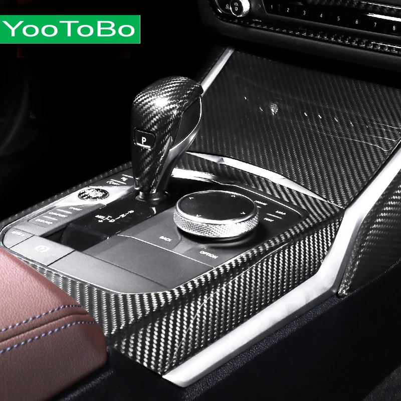 Carbon Fiber Interior Control Central Panel Gear Shift Cover Decorative Trim Car Stickers Molding For BMW G20 G28 2020- 3 series
Carbon Fiber Interior Control Central Panel Gear Shift Cover Decorative Trim Car Stickers Molding For BMW G20 G28 2020- 3 series