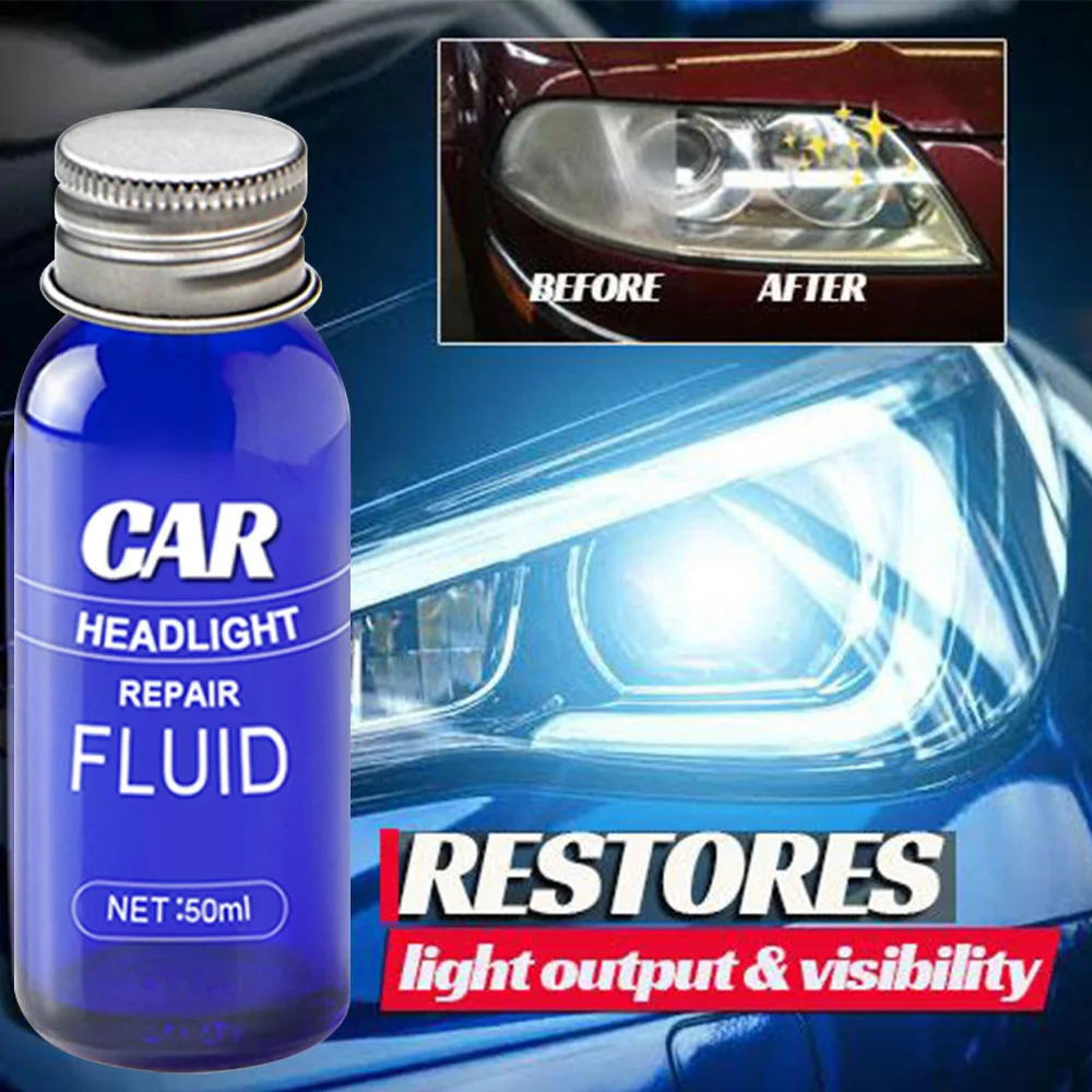30ML Car Headlight Liquid Repair Anti-Scratch and Maintenance Repair Headlight Polishing Car Lens Cleaner Restoration
30ML Car Headlight Liquid Repair Anti-Scratch and Maintenance Repair Headlight Polishing Car Lens Cleaner Restoration