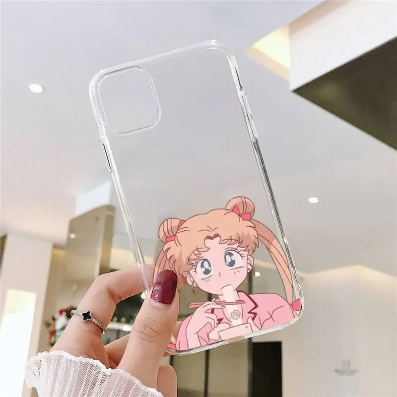 Sailor Moon Phone Case Transparent soft For iphone 5 5s 5c se 6 6s 7 8 11 12 plus mini x xs xr pro max
Sailor Moon Phone Case Transparent soft For iphone 5 5s 5c se 6 6s 7 8 11 12 plus mini x xs xr pro max