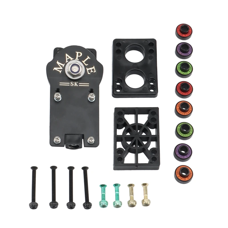 7Inch Land Surfboard Skateboard Bracket Base Surf Skate Trucks C7 Bridges with Integrated ABEC-9 Bearing Kit
7Inch Land Surfboard Skateboard Bracket Base Surf Skate Trucks C7 Bridges with Integrated ABEC-9 Bearing Kit