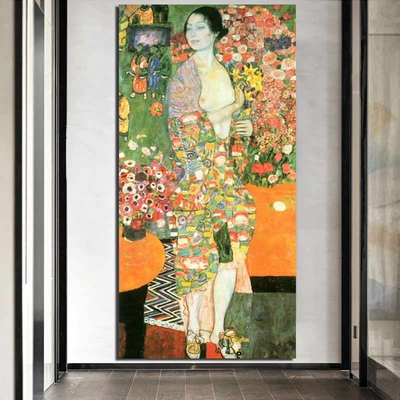 Gustav Klimt The Dancer Wallpaper Canvas Painting Print Living Room Home Decoration Modern Wall Art Oil Painting Posters Picture
Gustav Klimt The Dancer Wallpaper Canvas Painting Print Living Room Home Decoration Modern Wall Art Oil Painting Posters Picture