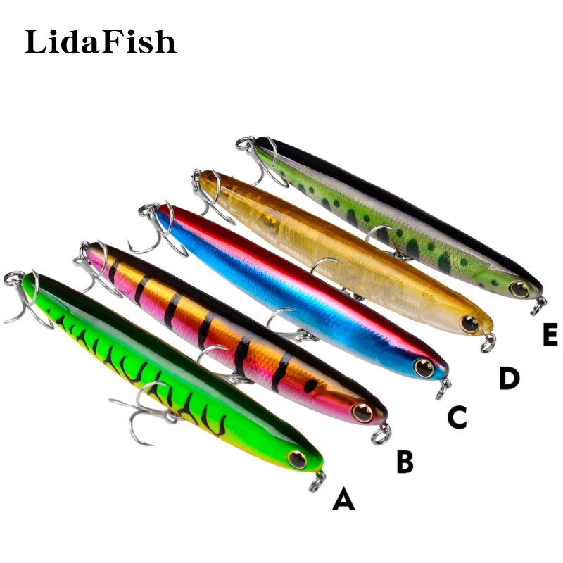 LIDAFISH новый высококачественный колючий/острый крючок карандаш 11 см/13 г рыболовные приманки плавающий воблер 5 цветов поддельная приманка
LIDAFISH новый высококачественный колючий/острый крючок карандаш 11 см/13 г рыболовные приманки плавающий воблер 5 цветов поддельная приманка