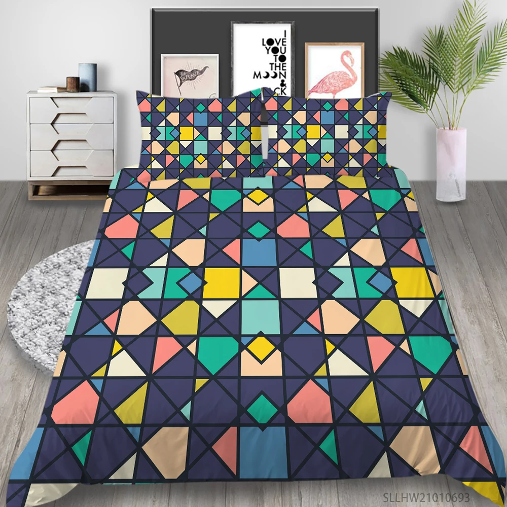 Queen Size Bed Set Luxury Duvet Cover 2/3 Pcs Colorful Creative Bedding Sets Child Kid Boy Girl Home Textile Gift
Queen Size Bed Set Luxury Duvet Cover 2/3 Pcs Colorful Creative Bedding Sets Child Kid Boy Girl Home Textile Gift