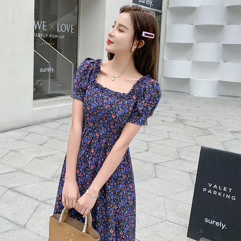 new arrival fashion purple beach dress women elegant summer square collar puff sleeve temperament simple floral a-line dress
new arrival fashion purple beach dress women elegant summer square collar puff sleeve temperament simple floral a-line dress