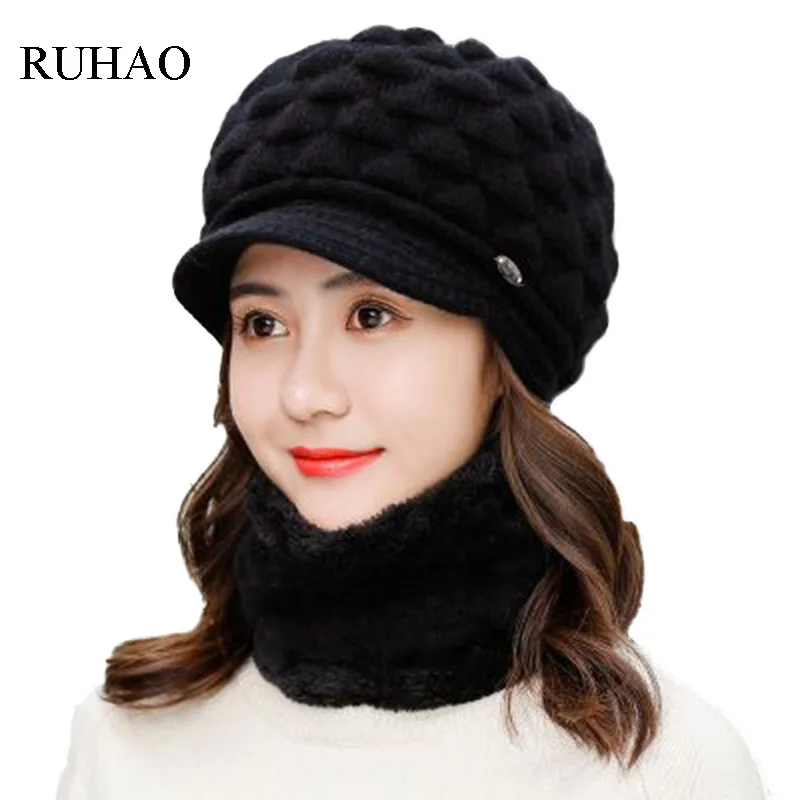 Зимние облегающие шапки RUHAO, женский шарф, вязаная шапка, шапки, маска, шапка, Теплые Мешковатые зимние шапки для женщин, береты, шапки, облега...
Зимние облегающие шапки RUHAO, женский шарф, вязаная шапка, шапки, маска, шапка, Теплые Мешковатые зимние шапки для женщин, береты, шапки, облега...