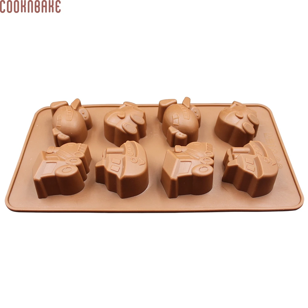 Силиконовая форма для шоколада COOKNBAKE формочка парома с 8 отверстиями конфет
