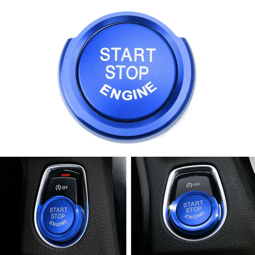 Blue Aluminum Keyless Engine Push Start Button W/Surrounding Ring Trim For BMW F20 F22 F30 F32 F48 1 2 3 4 Series X1
Blue Aluminum Keyless Engine Push Start Button W/Surrounding Ring Trim For BMW F20 F22 F30 F32 F48 1 2 3 4 Series X1