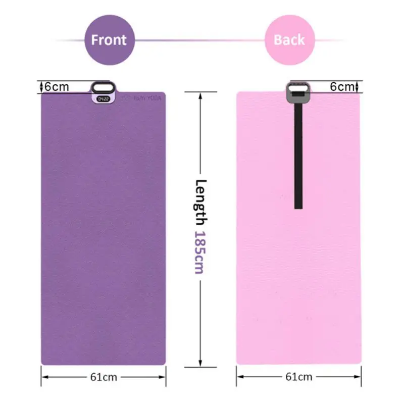 Yoga Mat Anti-skid Sports Fitness Mat 183*61*0.6Cm EVA Comfort Foam Yoga Matt For Exercise Yoga and Pilates Gymnastics Mat XQ
Yoga Mat Anti-skid Sports Fitness Mat 183*61*0.6Cm EVA Comfort Foam Yoga Matt For Exercise Yoga and Pilates Gymnastics Mat XQ