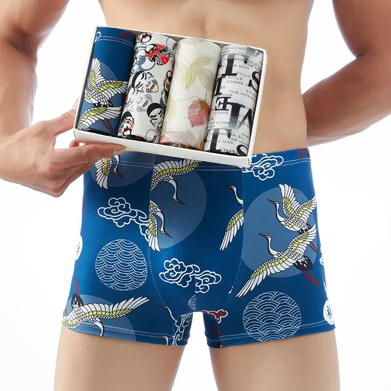 4pcs/lot Men Boxer underwear Men Underpants Teenager Cute Knickers Cartoons Panties Combination Homme Breathbale Soft Shorts
4pcs/lot Men Boxer underwear Men Underpants Teenager Cute Knickers Cartoons Panties Combination Homme Breathbale Soft Shorts