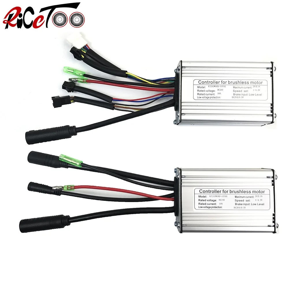 Electric Bike 24V 20A KT-20A Controller Square Wave for 250W 350W Motor SM/Waterproof Connector Plug Ebike Conversion Kit
Electric Bike 24V 20A KT-20A Controller Square Wave for 250W 350W Motor SM/Waterproof Connector Plug Ebike Conversion Kit