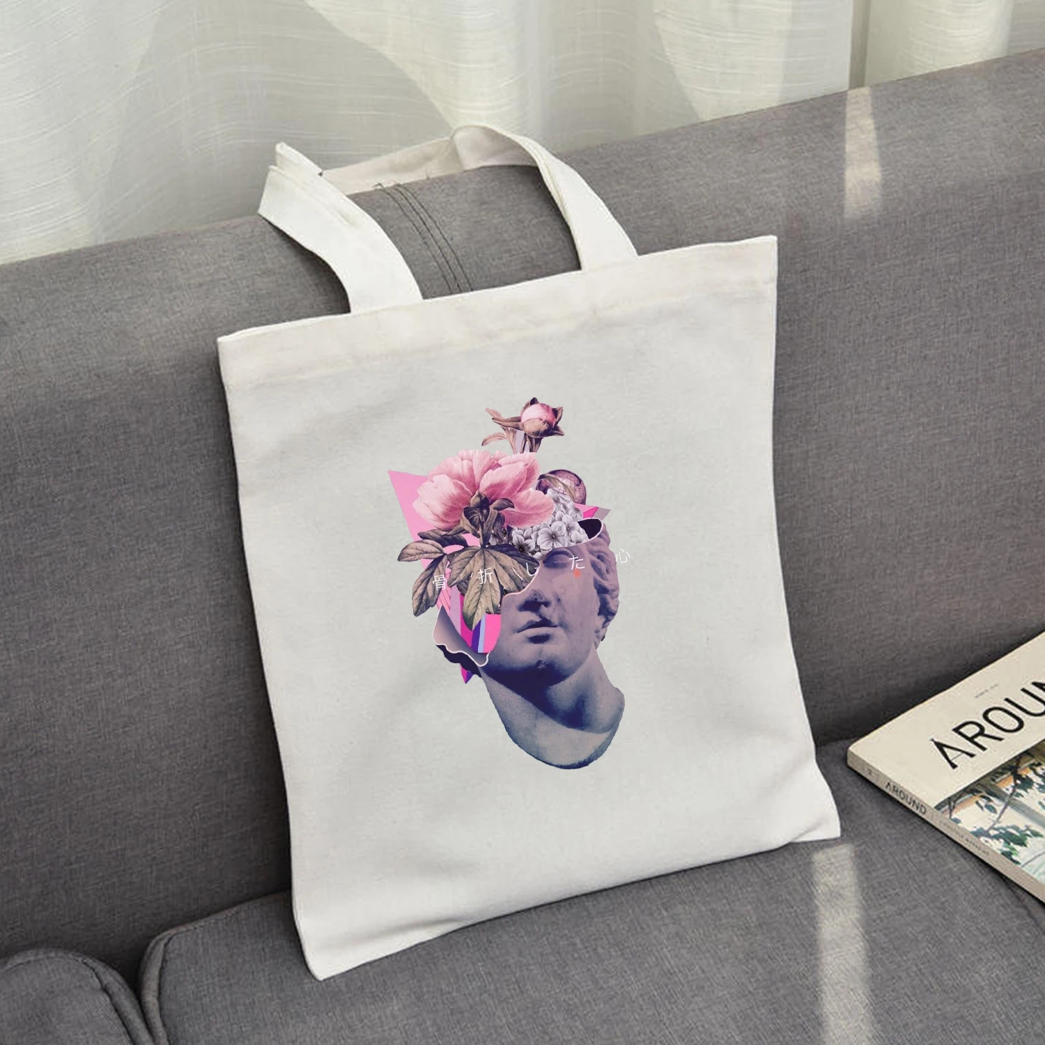 Mona Lisa Print Vintage Bag Funny New Fashion Large Capacity Art Cartoon Summer Shoulder Canvas Bag Female Black Shoulder Bags 
Mona Lisa Print Vintage Bag Funny New Fashion Large Capacity Art Cartoon Summer Shoulder Canvas Bag Female Black Shoulder Bags