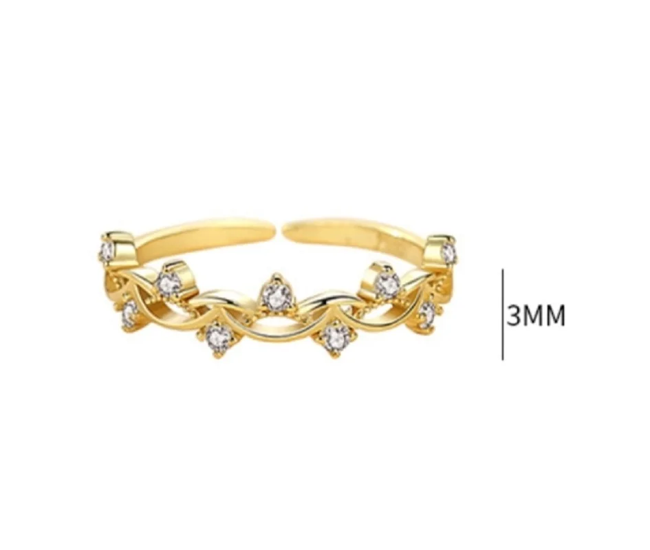 2021 Luxury New Gold Color Interwoven Vine Opening Ring For Women Adjustable Ring Fashion Jewelry Best Gift
2021 Luxury New Gold Color Interwoven Vine Opening Ring For Women Adjustable Ring Fashion Jewelry Best Gift