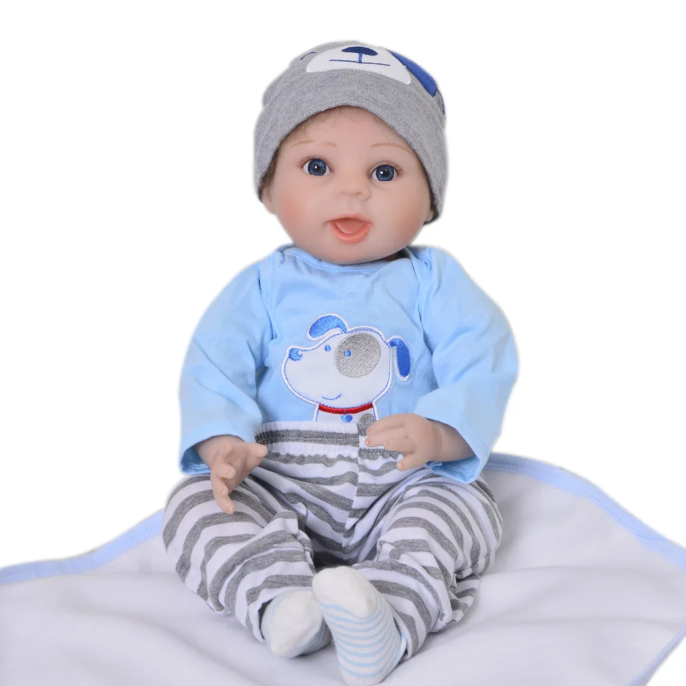 55 см Силиконовые Reborn куклы Baby живой реалистичный Boneca Bebe реалистичные реальные