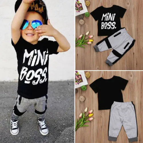 FOCUSNORM Boys Clothes 2Pcs Toddler Kids Baby Boy T-shirt Tops Pants Outfits Set Clothes Age 1-6T Children's Clothing
FOCUSNORM Boys Clothes 2Pcs Toddler Kids Baby Boy T-shirt Tops Pants Outfits Set Clothes Age 1-6T Children's Clothing