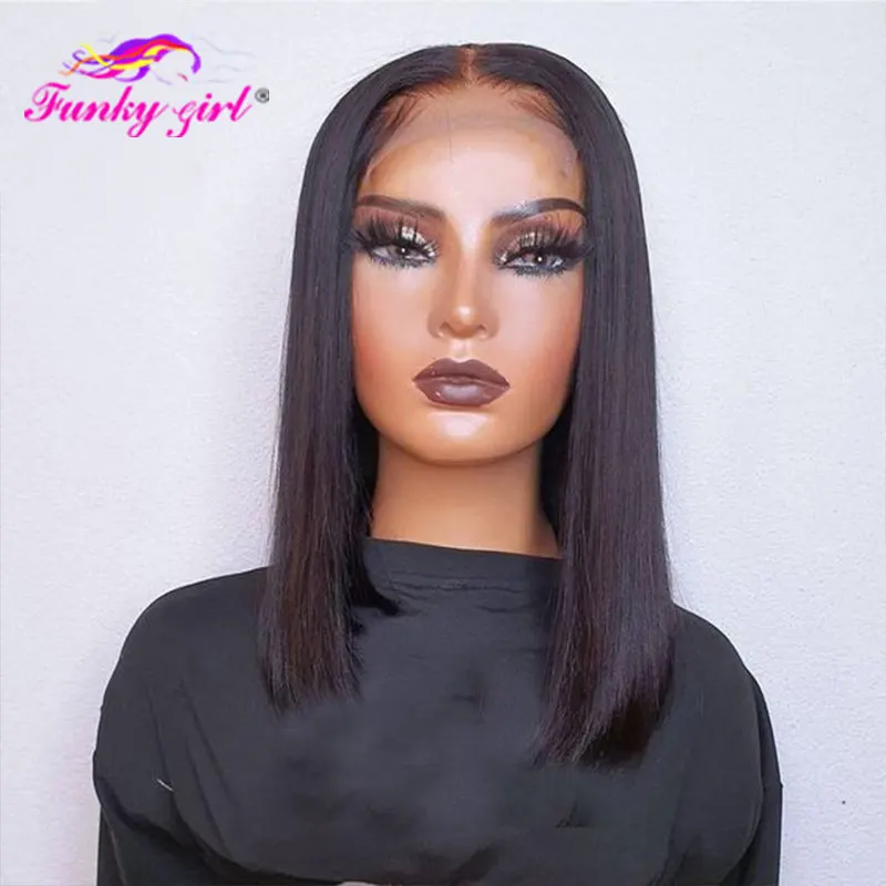 FG T Part Bob Lace Front Human Hair Wigs Straight Short Bob Wig For Women 8-16 Inch 13x1 4x1 T Part Remy Brazilian Hair Wigs
FG T Part Bob Lace Front Human Hair Wigs Straight Short Bob Wig For Women 8-16 Inch 13x1 4x1 T Part Remy Brazilian Hair Wigs