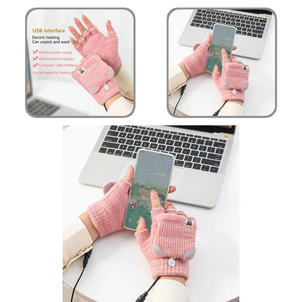1Pair Useful Electric Heating Gloves Convenient Winter Gloves Detachable Long Lasting Wear Resistant Heating Gloves
1Pair Useful Electric Heating Gloves Convenient Winter Gloves Detachable Long Lasting Wear Resistant Heating Gloves