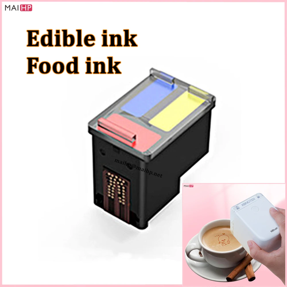 Mini Printer cartridge Full Color Inkjet Replacement Edible ink Cartridge Printer Food Ink For Kongten Mbrush Printer
Mini Printer cartridge Full Color Inkjet Replacement Edible ink Cartridge Printer Food Ink For Kongten Mbrush Printer