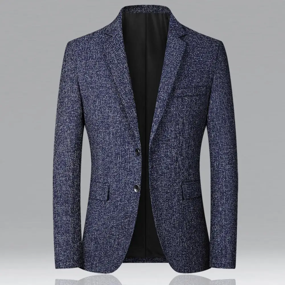 Casual Men Blazer Outwear Men Suit Coat Turndown Collar Pockets Lapel Buttons Suit Jacket
Casual Men Blazer Outwear Men Suit Coat Turndown Collar Pockets Lapel Buttons Suit Jacket