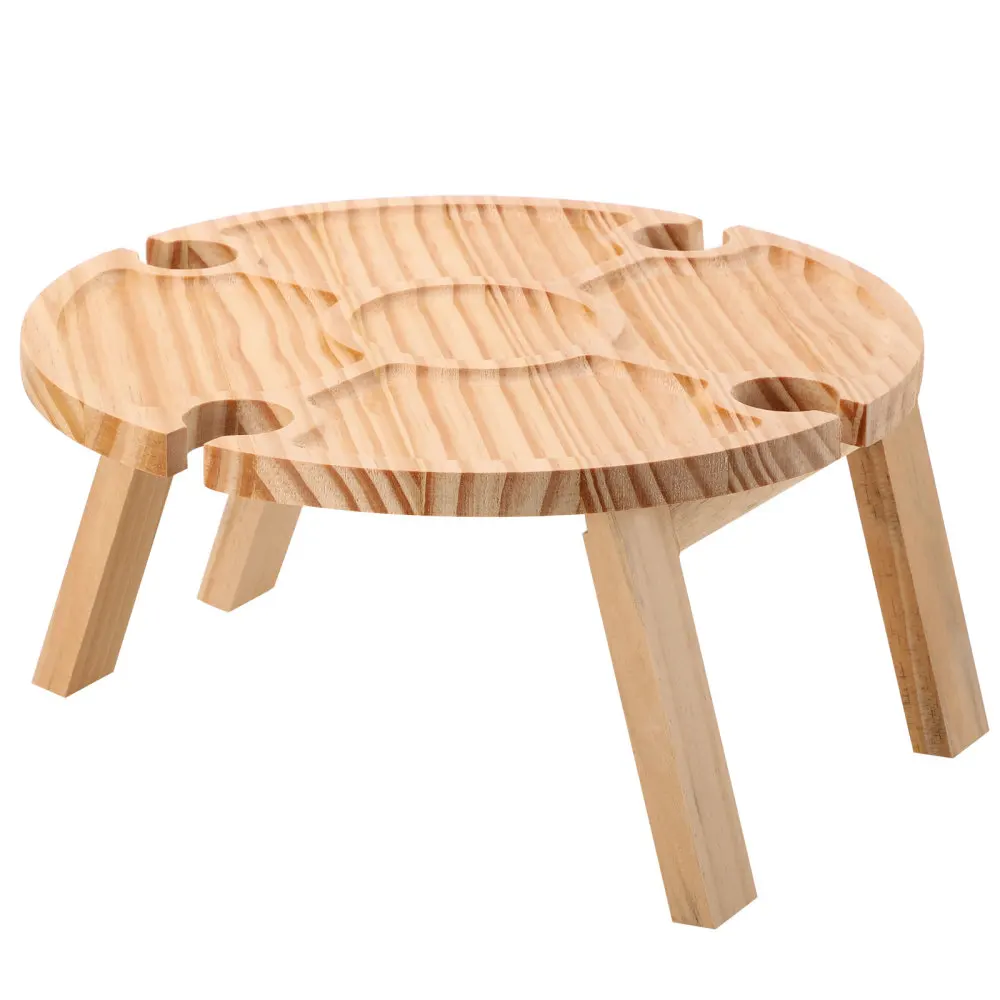 Foldable Dining Table Wooden Removable Perfect Picnic Accessory Portable Glass Holder
Foldable Dining Table Wooden Removable Perfect Picnic Accessory Portable Glass Holder