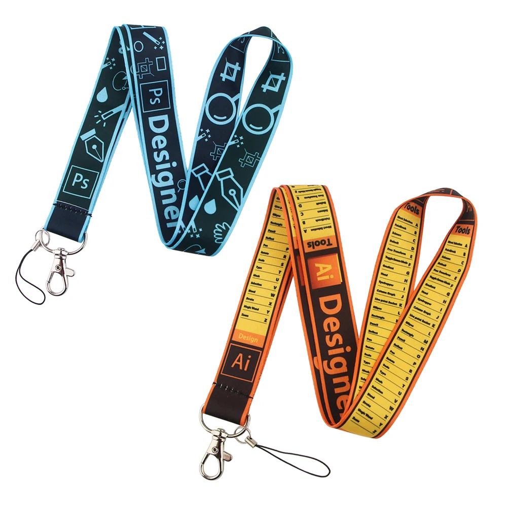 YL259 PS AI Photoshop Chain Neck Straps lanyard Car Keychain ID Card Pass Gym Mobile Key Ring Badge Holder Accessories
YL259 PS AI Photoshop Chain Neck Straps lanyard Car Keychain ID Card Pass Gym Mobile Key Ring Badge Holder Accessories
