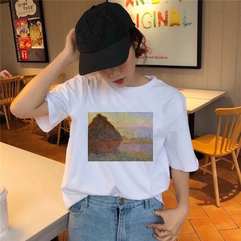 90s Painting Ulzzang Casual Tops Tees T-shirt Female Clothes Fashion Women T Shirt Harajuku Aesthetic Cute Funny Tshirt
90s Painting Ulzzang Casual Tops Tees T-shirt Female Clothes Fashion Women T Shirt Harajuku Aesthetic Cute Funny Tshirt