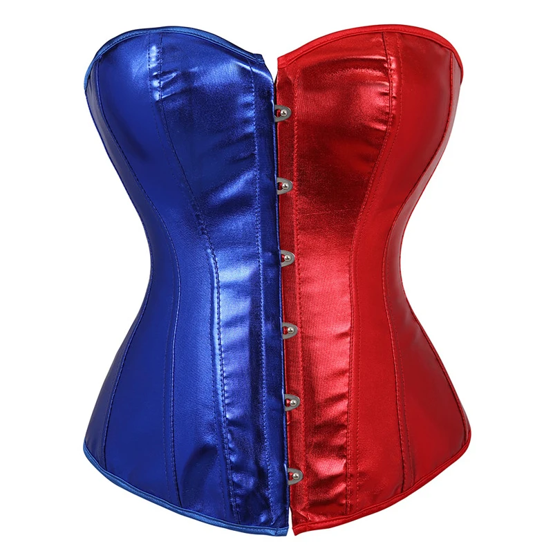Corset Top Blouse Sexy Gothic Femme Corsets Bustier Lingerie Mujer Korsett for Women Costume Burlesque Red Blue Halloween Korset
Corset Top Blouse Sexy Gothic Femme Corsets Bustier Lingerie Mujer Korsett for Women Costume Burlesque Red Blue Halloween Korset